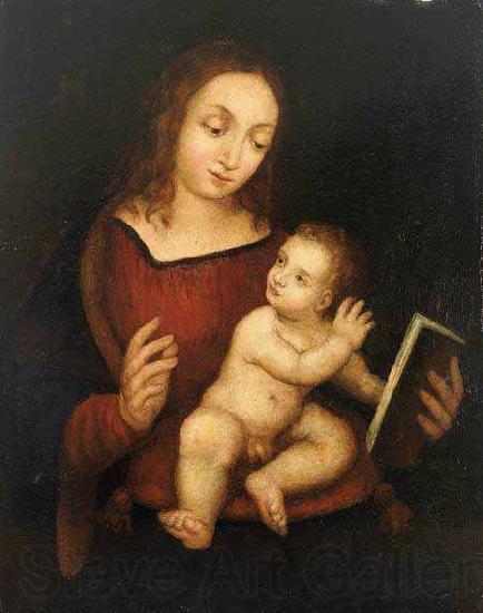 Pierre-Auguste Renoir Reading Virgin Mary with the Child Spain oil painting art